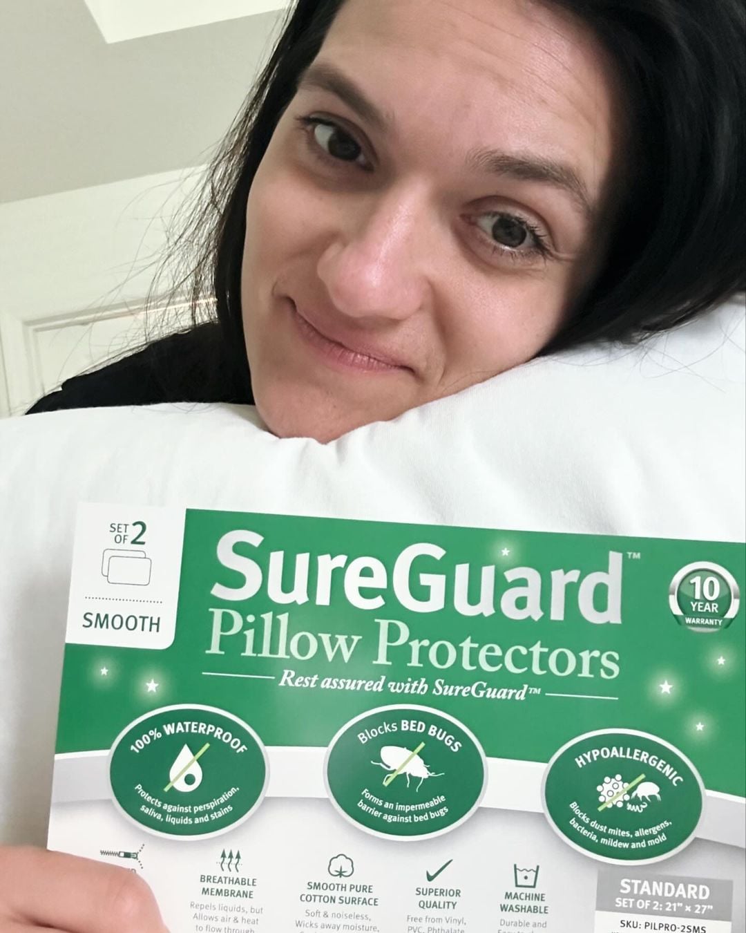 hypoallergenic pillow cover